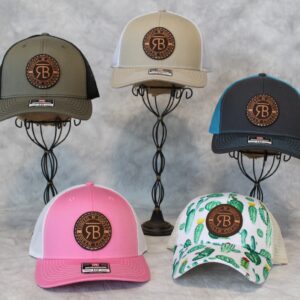Leather Patch Hats - Dark patch