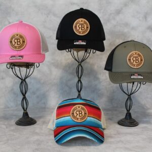 Leather Patch Hats - Light patch